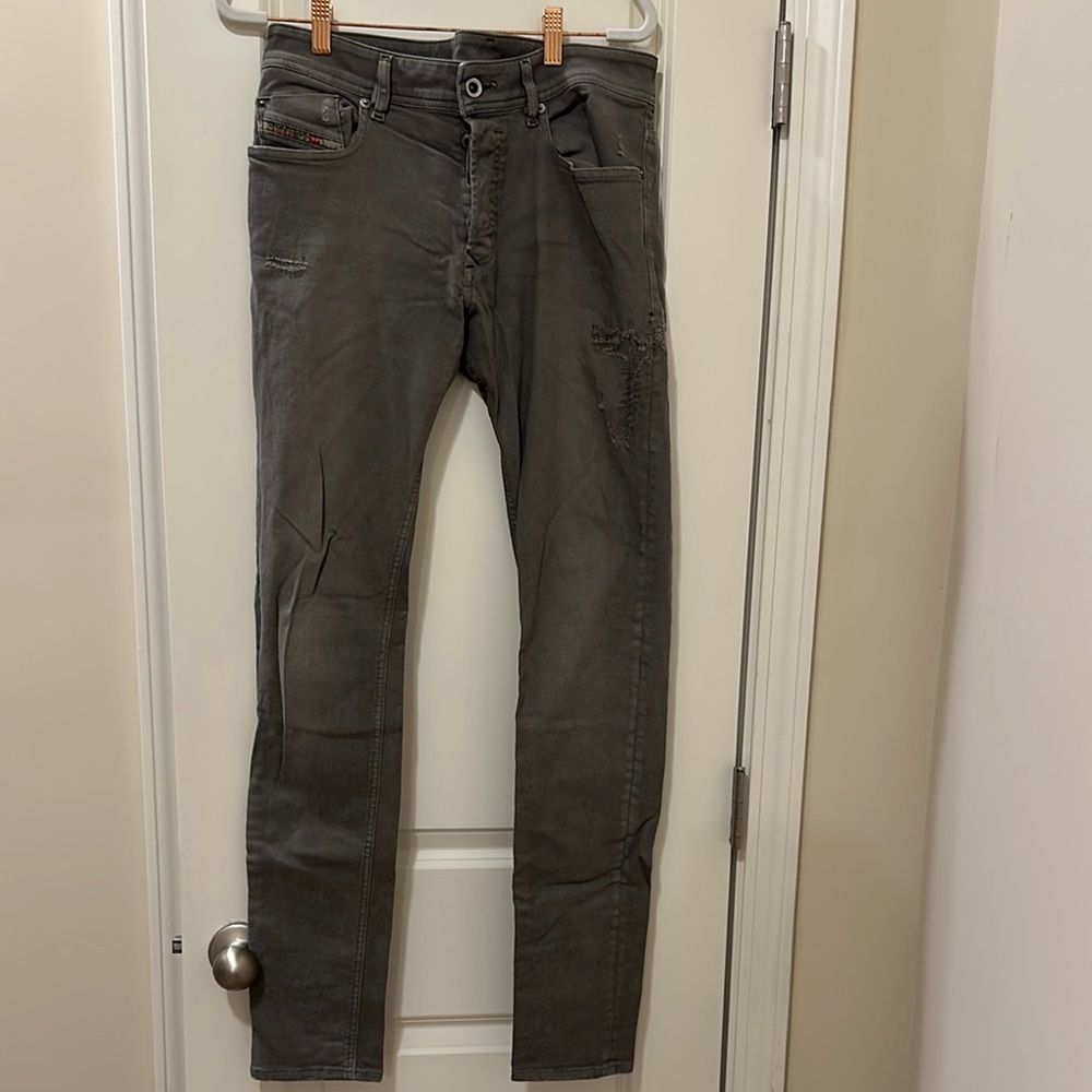 Diesel Men's Gray Jeans